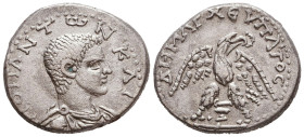 JUDAEA, Aelia Capitolina (Jerusalem). Diadumenian. As Caesar, AD 217-218. AR Tetradrachm Reference: Condition: Very Fine

 Weight: 14 gr Diameter: 2...