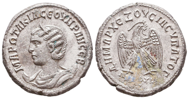 Seleucis and Pieria. Antioch. Otacilia Severa, Augusta, 244-249. Tetradrachm Ref...