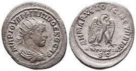 Seleucis and Pieria. Antioch. Philip I. AR Tetradrachm. AD 244-249. Reference: Condition: Very Fine

 Weight: 11,2 Diameter: 28,2