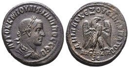 Seleucis and Pieria. Antioch. Philip I. AR Tetradrachm. AD 244-249. Reference: Condition: Very Fine

 Weight: 12,8 Diameter: 26,5