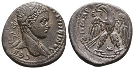 Seleucis and Pieria. Antiochia. Elagabalus. A.D. 218-222. AR tetradrachm Reference: Condition: Very Fine

 Weight: 12,2 Diameter: 25,1