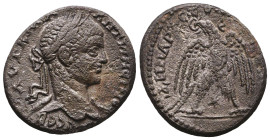 Seleucis and Pieria. Antiochia. Elagabalus. A.D. 218-222. AR tetradrachm Reference: Condition: Very Fine

 Weight: 12,7 Diameter: 26