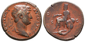 Roman Provincial Coins, Hadrian. AD 117-138. Ae Reference: Condition: Very Fine

 Weight: 9 Diameter:24,6