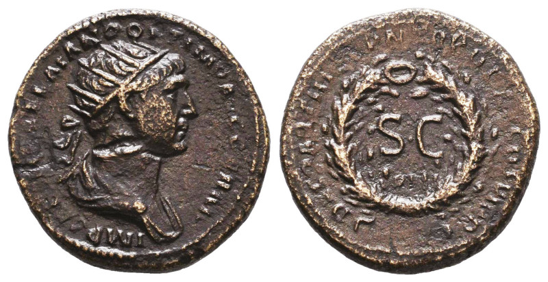 Roman Provincial Coins, Trajan. AD 98-117. Ae Reference: Condition: Very Fine
...