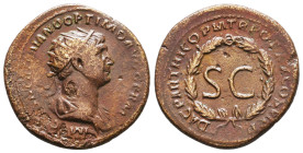 Roman Provincial Coins, Trajan. AD 98-117. Ae Reference: Condition: Very Fine

 Weight: 6,8 Diameter: 24,1
