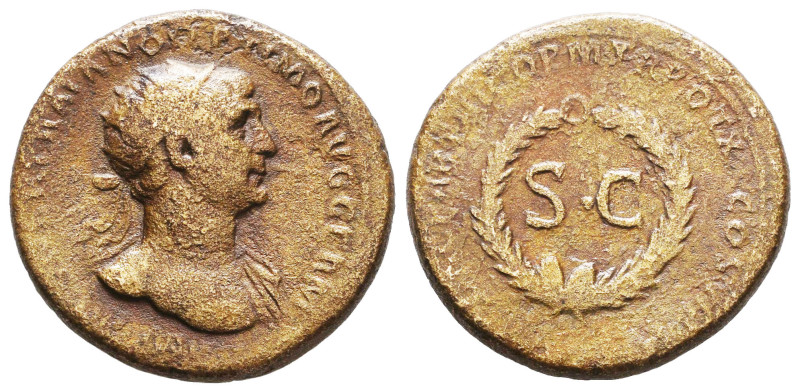 Roman Provincial Coins, Trajan. AD 98-117. Ae Reference: Condition: Very Fine
...