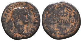 Roman Provincial Coins, Trajan. AD 98-117. Ae Reference: Condition: Very Fine

 Weight: 5 Diameter:20,7