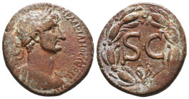 Roman Provincial Coins, Hadrian. AD 117-138. Ae Reference: Condition: Very Fine

 Weight: 13,1 Diameter: 26,7