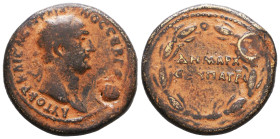 Roman Provincial Coins, Trajan. AD 98-117. Ae Reference: Condition: Very Fine

 Weight: 15,2 Diameter: 28