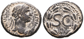 Roman Provincial Coins, Trajan. AD 98-117. Ae Reference: Condition: Very Fine

 Weight: 14,3 Diameter: 28,2