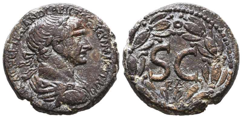 Roman Provincial Coins, Trajan. AD 98-117. Ae Reference: Condition: Very Fine
...