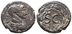 Roman Provincial Coins, Trajan. AD 98-117. Ae Reference: Condition: Very Fine

 Weight: 15,1 Diameter: 26,1