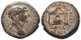 Roman Provincial Coins, Trajan. AD 98-117. Ae Reference: Condition: Very Fine

 Weight: 14,1 Diameter: 23,9