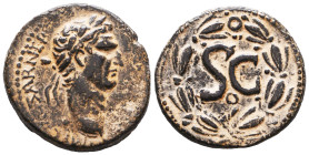 Roman Provincial Coins, Nerva. AD 96-98. Ae Reference: Condition: Very Fine

 Weight: 14,23 Diameter: 28,7