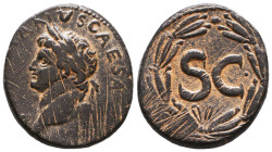 Roman Provincial Coins, Domitian. AD 81-96. Ae Reference: Condition: Very Fine

 Weight: 14,5 Diameter: 27,6