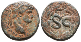 Roman Provincial Coins, Domitian. AD 81-96. Ae Reference: Condition: Very Fine

 Weight: 14,5 Diameter: 26,4