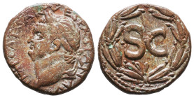 Roman Provincial Coins, Domitian. AD 81-96. Ae Reference: Condition: Very Fine

 Weight: 6,4 Diameter: 21,3