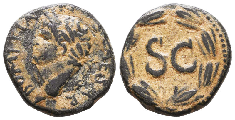 Roman Provincial Coins, Domitian. AD 81-96. Ae Reference: Condition: Very Fine
...