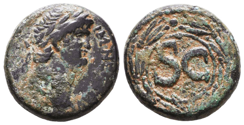 Roman Provincial Coins, Domitian. AD 81-96. Ae Reference: Condition: Very Fine
...