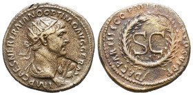 Roman Provincial Coins, Trajan. AD 98-117. Ae Reference: Condition: Very Fine

 Weight: 7,4 Diameter: 22,9