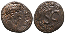 Roman Provincial Coins, Tiberius. 14-37 AD. Ae Reference: Condition: Very Fine

 Weight: 14,6 Diameter: 29,5