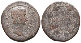Roman Provincial Coins, Augustus (27 BC-AD 14). Ae Reference: Condition: Very Fine

 Weight: 9,1 Diameter: 28,6