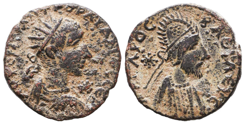 Roman Provincial Coins. Ae Reference: Condition: Very Fine

 Weight: 9,1 Diame...