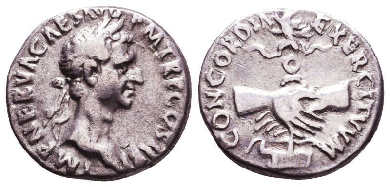 Nerva. A.D. 96-98. AR denarius Reference: Condition: Very Fine

 Weight: 3,1 D...