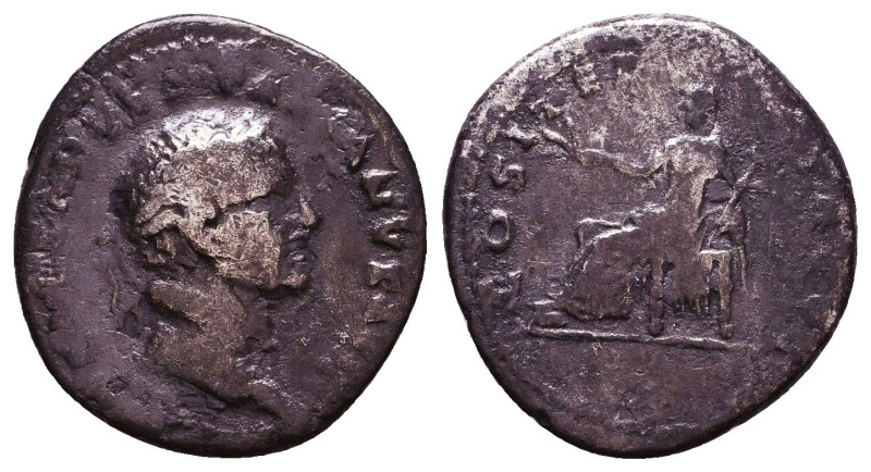Vespasian. A.D. 69-79. AR denarius Reference: Condition: Very Fine

 Weight: 2...