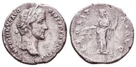 Antoninus Pius. Died A.D. 161. AR denarius Reference: Condition: Very Fine

 Weight: 3,1 Diameter: 17,8