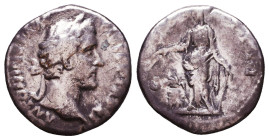 Antoninus Pius. Died A.D. 161. AR denarius Reference: Condition: Very Fine

 Weight: 2,9 Diameter: 16,6