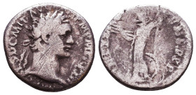Domitian. A.D. 81-96. AR denarius Reference: Condition: Very Fine

 Weight: 2,9 Diameter: 16,9