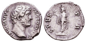Hadrian. A.D. 117-138. AR denarius Reference: Condition: Very Fine

 Weight: 2,7 Diameter: 16,7