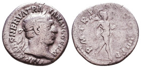 Trajan. A.D. 98-117. AR denarius Reference: Condition: Very Fine

 Weight: 2,5 Diameter: 17,9