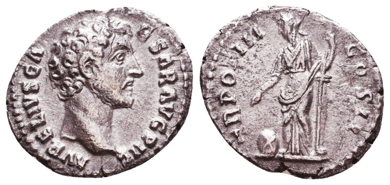 Marcus Aurelius. A.D. 161-180. AR denarius Reference: Condition: Very Fine

 W...