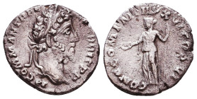 Commodus. A.D. 177-192. AR denarius Reference: Condition: Very Fine

 Weight: 2,2 Diameter: 16,6