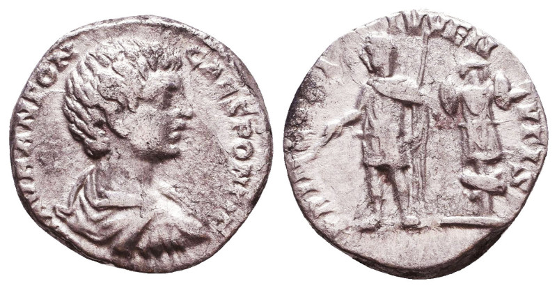 Caracalla. A.D. 198-217. AR denarius Reference: Condition: Very Fine

 Weight:...