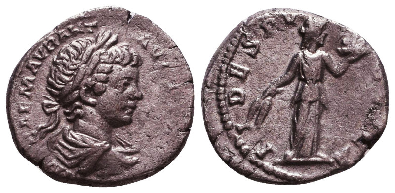 Caracalla. A.D. 198-217. AR denarius Reference: Condition: Very Fine

 Weight:...