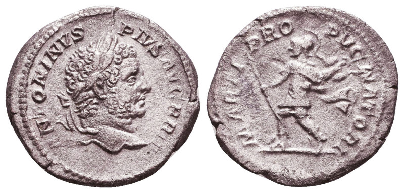 Caracalla. A.D. 198-217. AR denarius Reference: Condition: Very Fine

 Weight:...