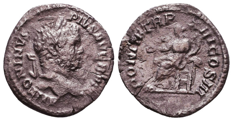 Caracalla. A.D. 198-217. AR denarius Reference: Condition: Very Fine

 Weight:...