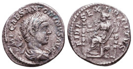 Elagabalus. A.D. 218-222. AR denarius Reference: Condition: Very Fine

 Weight: 3 gr Diameter: 19 mm