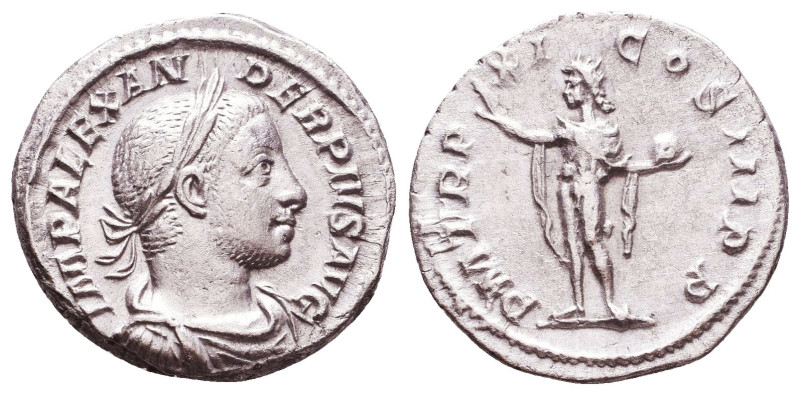 SEVERUS ALEXANDER, 222-235 AD. AR Denarius Reference: Condition: Very Fine

 W...