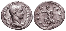 SEVERUS ALEXANDER, 222-235 AD. AR Denarius Reference: Condition: Very Fine

 Weight: 2,8 gr Diameter: 20 mm