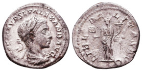 SEVERUS ALEXANDER, 222-235 AD. AR Denarius Reference: Condition: Very Fine

 Weight: 2,6 gr Diameter: 18,9 mm