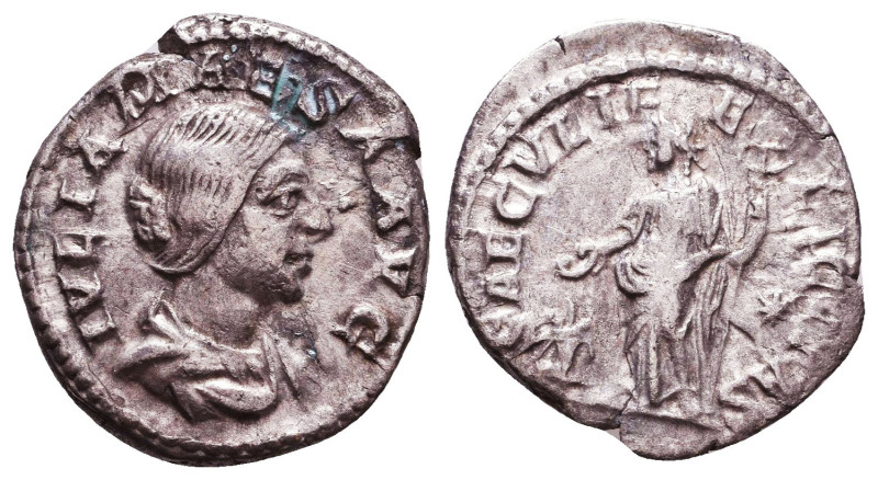 Julia Maesa. Augusta, A.D. 218-224/5. AR denarius Reference: Condition: Very Fin...