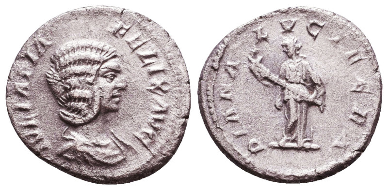 Julia Domna. Augusta, A.D. 193-217. AR denarius Reference: Condition: Very Fine...