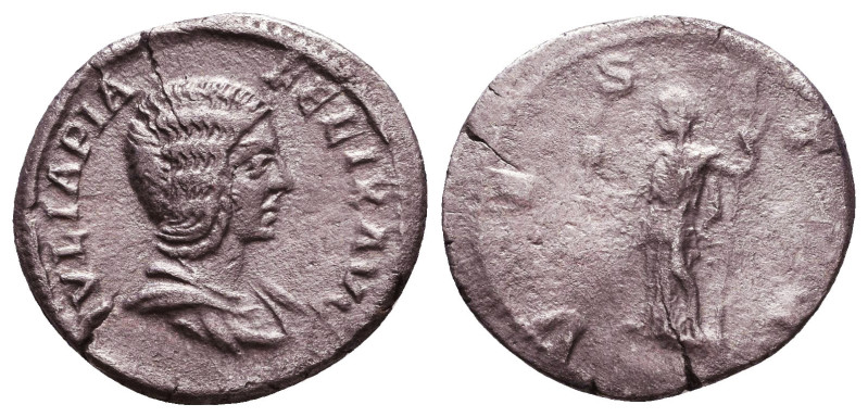 Julia Domna. Augusta, A.D. 193-217. AR denarius Reference: Condition: Very Fine...