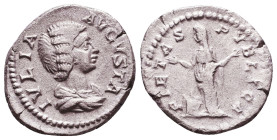 Julia Domna. Augusta, A.D. 193-217. AR denarius Reference: Condition: Very Fine

 Weight: 2,4 gr Diameter: 19,3 mm