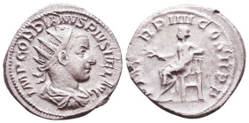 Gordian III. A.D. 238-244. AR antoninianus Reference: Condition: Very Fine

 Weight: 4,8 gr Diameter: 22,4 mm