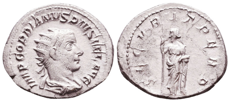 Gordian III. A.D. 238-244. AR antoninianus Reference: Condition: Very Fine

 W...